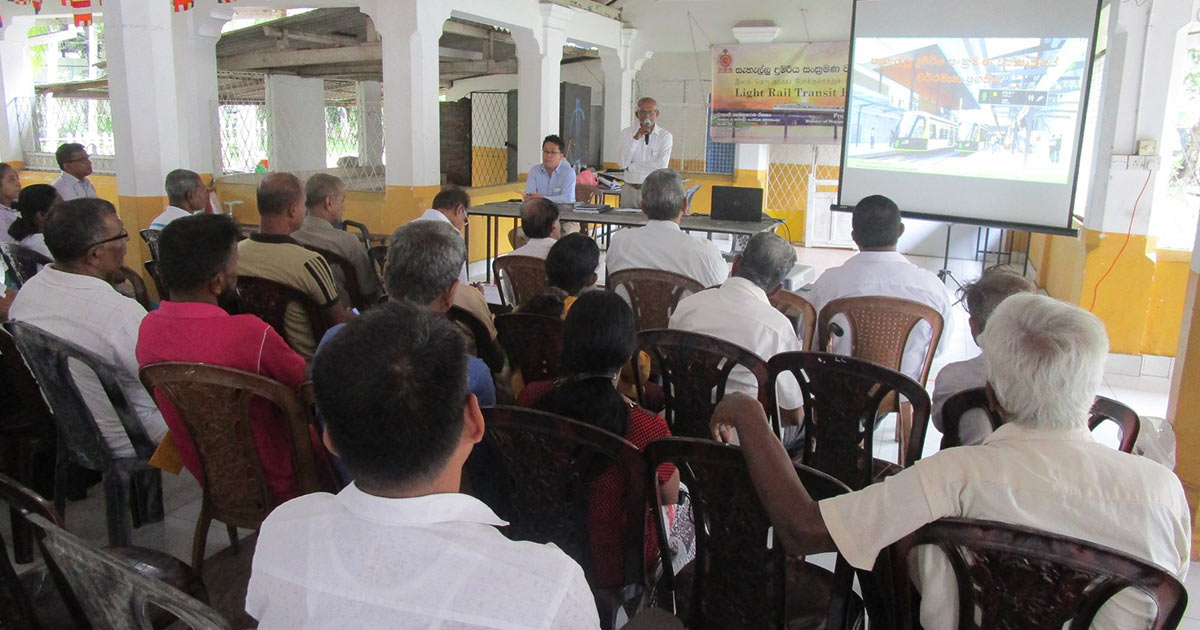 Awareness Program About Light Rail Project Train Yard